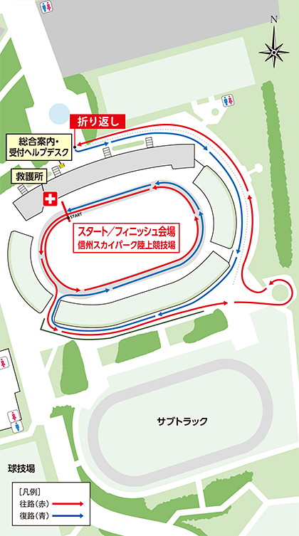 ファミリーラン コースマップ